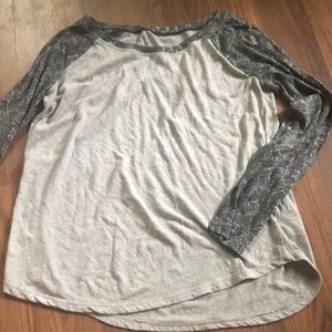 Patterned Baseball TShirt